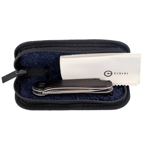 Nóż składany CIVIVI Elementum Flipper Black Ebony Wood, Satin Finish (C907D) Civivi by WE Knife