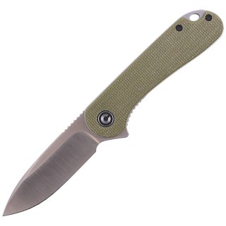 Nóż składany CIVIVI Elementum Flipper Olive Micarta, Satin Finish (C907S) Civivi by WE Knife