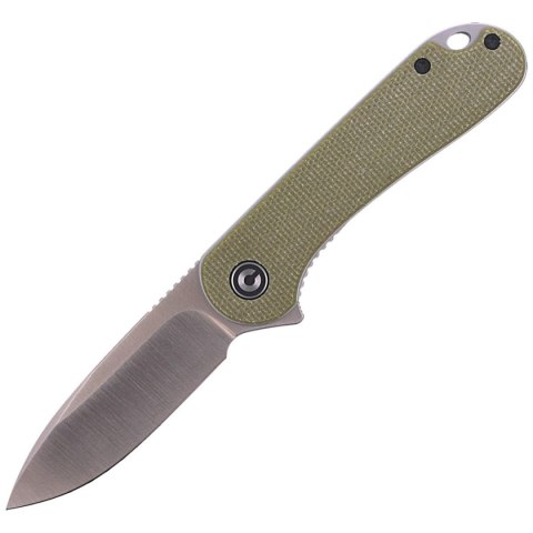Nóż składany CIVIVI Elementum Flipper Olive Micarta, Satin Finish (C907S) Civivi by WE Knife