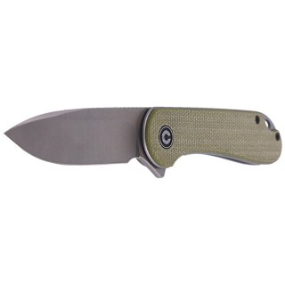 Nóż składany CIVIVI Elementum Flipper Olive Micarta, Satin Finish (C907S) Civivi by WE Knife