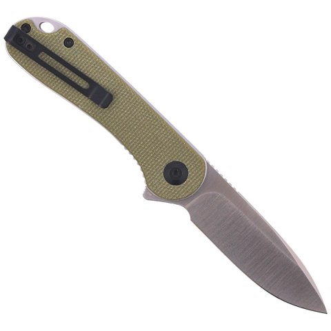Nóż składany CIVIVI Elementum Flipper Olive Micarta, Satin Finish (C907S) Civivi by WE Knife
