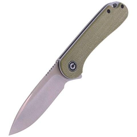 Nóż składany CIVIVI Elementum Flipper Olive Micarta, Satin Finish (C907S) Civivi by WE Knife