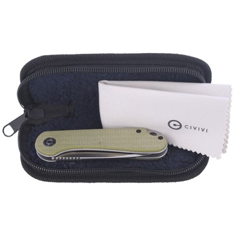 Nóż składany CIVIVI Elementum Flipper Olive Micarta, Satin Finish (C907S) Civivi by WE Knife