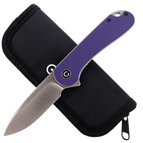 Nóż składany CIVIVI Elementum Flipper Purple G10, Satin Finish (C907V) Civivi by WE Knife
