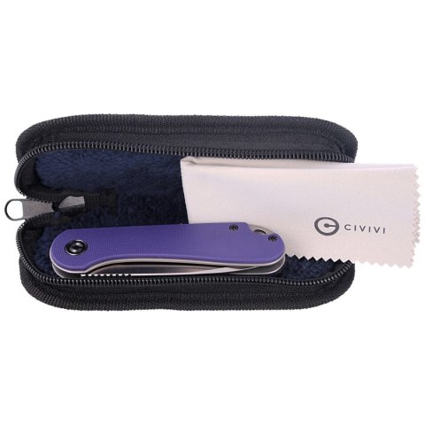 Nóż składany CIVIVI Elementum Flipper Purple G10, Satin Finish (C907V) Civivi by WE Knife