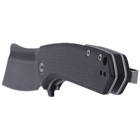 Nóż składany CIVIVI Mini Bullmastiff Twill Carbon Fiber / Black G10, Black Damascus (C2004DS-1) Civivi by WE Knife