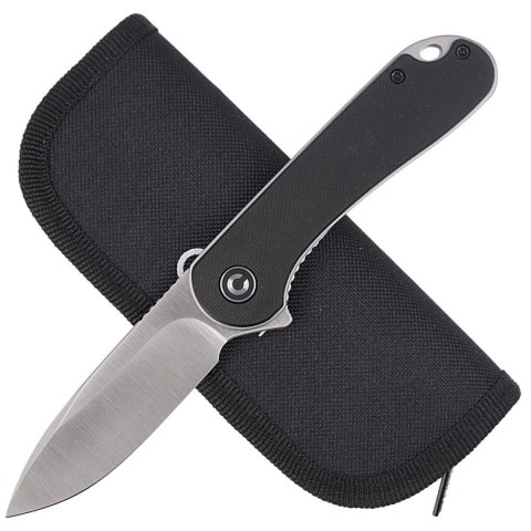 Nóż składany Civivi Elementum Flipper Black G10, Satin D2 (C907A) Civivi by WE Knife