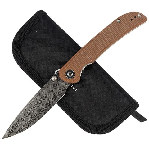 Nóż składany Civivi Imperium Brown Micarta, Black Damascus (C2107DS-1) Civivi by WE Knife