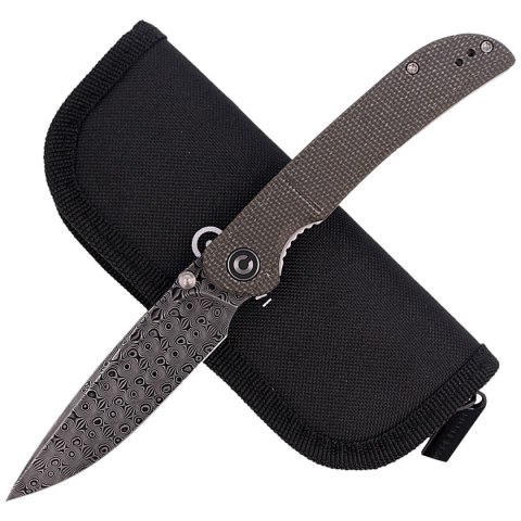 Nóż składany Civivi Imperium Dark Green Micarta, Black Damascus (C2107DS-3) Civivi by WE Knife