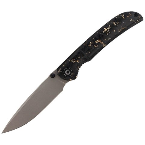 Nóż składany Civivi Imperium Shredded Carbon Fiber / Golden Shred, Stonewashed Nitro-V (C2106A) Civivi by WE Knife