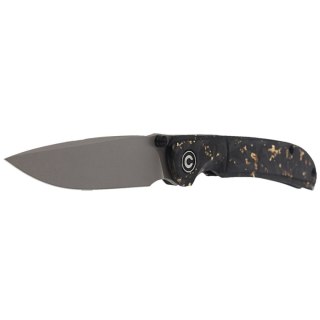 Nóż składany Civivi Imperium Shredded Carbon Fiber / Golden Shred, Stonewashed Nitro-V (C2106A) Civivi by WE Knife