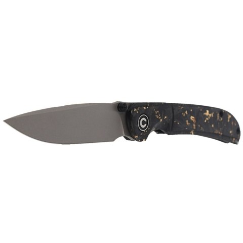Nóż składany Civivi Imperium Shredded Carbon Fiber / Golden Shred, Stonewashed Nitro-V (C2106A) Civivi by WE Knife