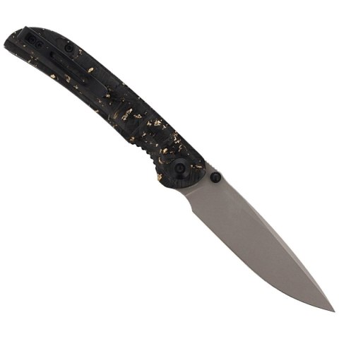 Nóż składany Civivi Imperium Shredded Carbon Fiber / Golden Shred, Stonewashed Nitro-V (C2106A) Civivi by WE Knife