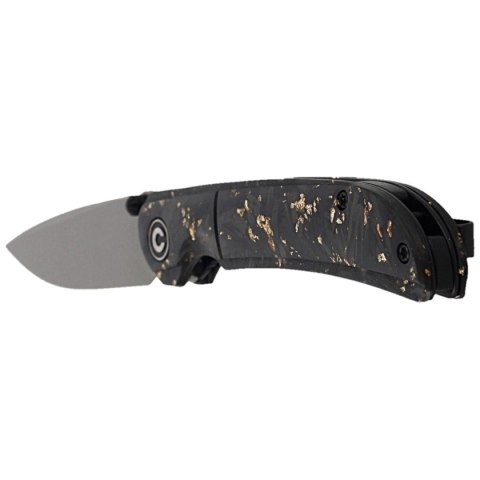 Nóż składany Civivi Imperium Shredded Carbon Fiber / Golden Shred, Stonewashed Nitro-V (C2106A) Civivi by WE Knife