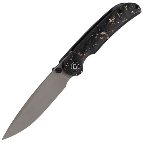 Nóż składany Civivi Imperium Shredded Carbon Fiber / Golden Shred, Stonewashed Nitro-V (C2106A) Civivi by WE Knife