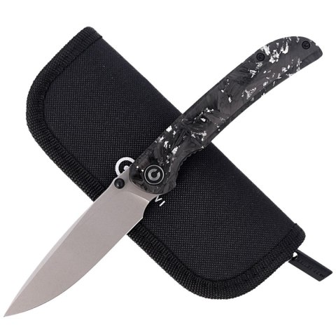 Nóż składany Civivi Imperium Shredded Carbon Fiber / Silvery Shred, Stonewashed Nitro-V (C2106B) Civivi by WE Knife