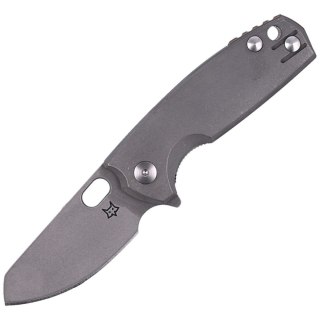 Nóż składany Fox Baby Core Stonewashed Titanium, Stonewashed M390 by Jesper Voxnæs (FX-608 TI) FOX