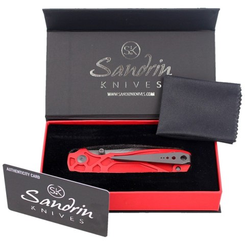 Nóż składany Sandrin Knives Torino G10, Polyhedral Tungsten Carbide 71HRC Sandrin Knives by Turmond