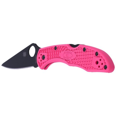 Nóż składany Spyderco Delica 4 FRN Pink, Black Blade Plain CPMS30V (C11FPPNS30VBK) Spyderco Inc.