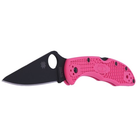 Nóż składany Spyderco Delica 4 FRN Pink, Black Blade Plain CPMS30V (C11FPPNS30VBK) Spyderco Inc.