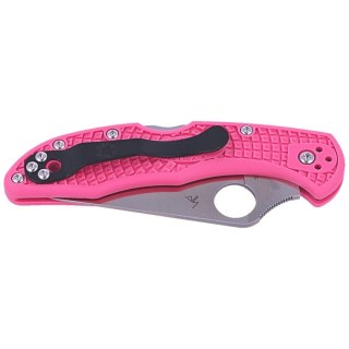 Nóż składany Spyderco Delica 4 FRN Pink, Plain CPMS30V (C11FPPNS30V) Spyderco Inc.