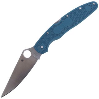 Nóż składany Spyderco Police 4 Lightweight FRN Blue, K390 Plain (C07FP4K390) Spyderco Inc.