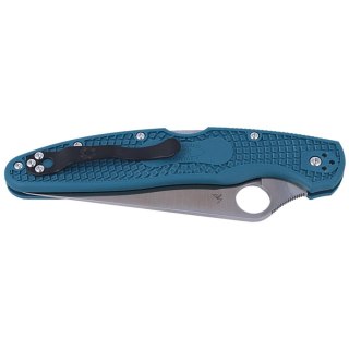 Nóż składany Spyderco Police 4 Lightweight FRN Blue, K390 Plain (C07FP4K390) Spyderco Inc.