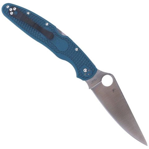 Nóż składany Spyderco Police 4 Lightweight FRN Blue, K390 Plain (C07FP4K390) Spyderco Inc.