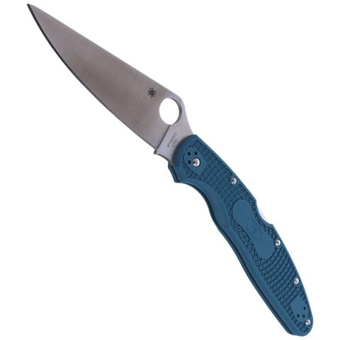 Nóż składany Spyderco Police 4 Lightweight FRN Blue, K390 Plain (C07FP4K390) Spyderco Inc.