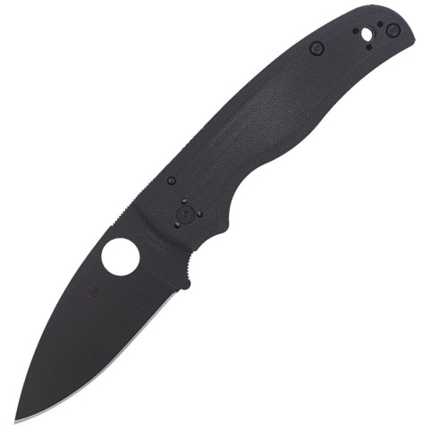 Nóż składany Spyderco Shaman Black G10, Black DLC CPM S30V by Sal Glesser (C229GPBK) Spyderco Inc.