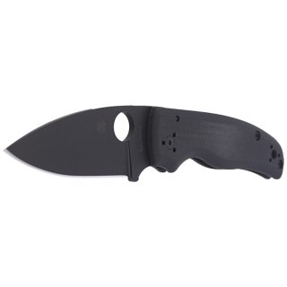 Nóż składany Spyderco Shaman Black G10, Black DLC CPM S30V by Sal Glesser (C229GPBK) Spyderco Inc.