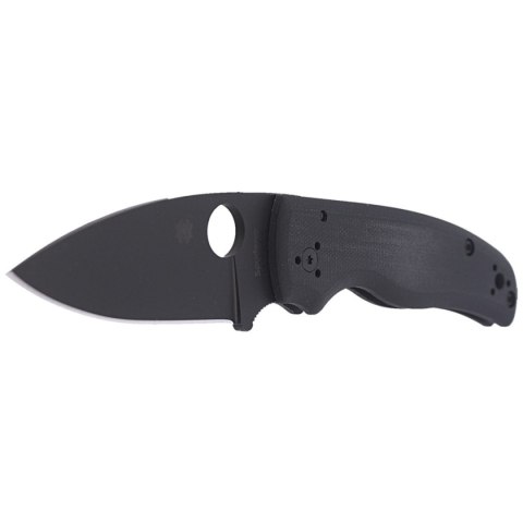 Nóż składany Spyderco Shaman Black G10, Black DLC CPM S30V by Sal Glesser (C229GPBK) Spyderco Inc.