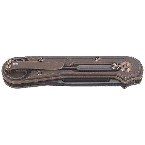 Nóż składany WE Knife Double Helix Bronze Titanium, Black Stonewash CPM S35VN (815A) WE Knife