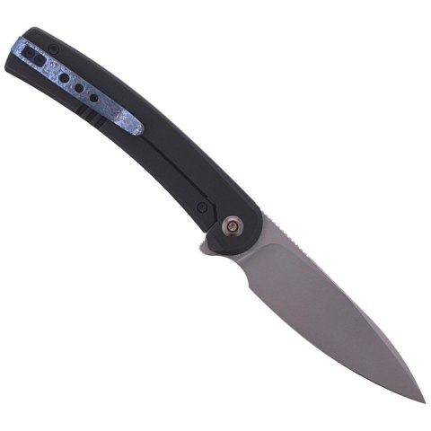 Nóż składany WE Knife Upshot LE No 246/410 Black Ti, Polished Bead Blasted CPM 20CV (2102A) WE Knife