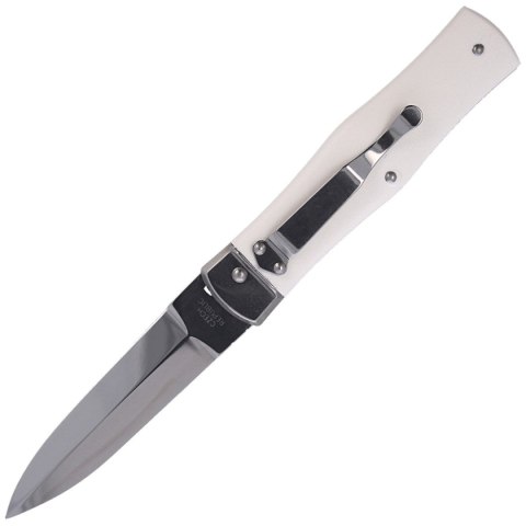 Nóż sprężynowy Mikov Predator ABS, Klips (241-NH-1/N WHITE) Mikov s.r.o.