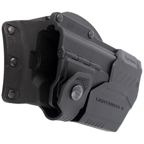 Kabura, osłony na latarkę, laser Fobus Glock 19, 19X, 23, 32, 45 (RBT19G Bundle) Fobus