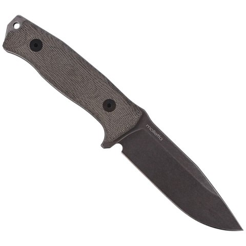 Nóż LionSteel Micarta Green Canvas, PVD / Stone Washed Sleipner (M5B CVG) LionSteel