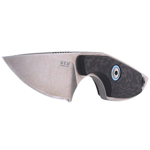 Nóż na szyje MKM Mikro 1 Carbon Fiber, Stonewashed M390 by Jesper Voxnæs (MKMR01-CF) MKM - Maniago Knife Makers