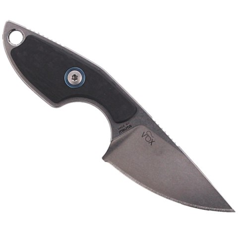 Nóż na szyje MKM Mikro 1 Carbon Fiber, Stonewashed M390 by Jesper Voxnæs (MKMR01-CF) MKM - Maniago Knife Makers