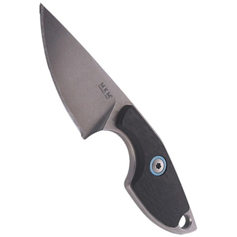 Nóż na szyje MKM Mikro 1 Carbon Fiber, Stonewashed M390 by Jesper Voxnæs (MKMR01-CF) MKM - Maniago Knife Makers