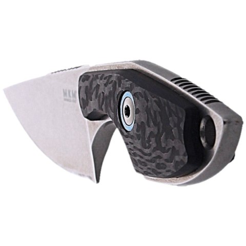 Nóż na szyje MKM Mikro 1 Carbon Fiber, Stonewashed M390 by Jesper Voxnæs (MKMR01-CF) MKM - Maniago Knife Makers