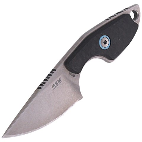 Nóż na szyje MKM Mikro 1 Carbon Fiber, Stonewashed M390 by Jesper Voxnæs (MKMR01-CF) MKM - Maniago Knife Makers