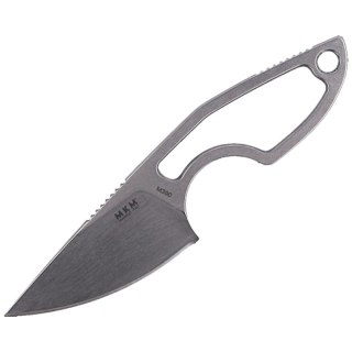 Nóż na szyje MKM Mikro 1 Naked Stainless, Stonewashed M390 by Jesper Voxnæs (MKMR01-N) MKM - Maniago Knife Makers