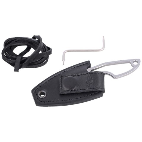 Nóż na szyje MKM Mikro 1 Naked Stainless, Stonewashed M390 by Jesper Voxnæs (MKMR01-N) MKM - Maniago Knife Makers