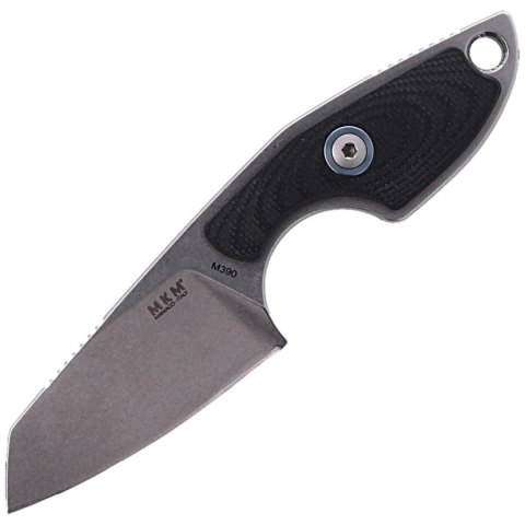Nóż na szyje MKM Mikro 2 Black G10, Stonewashed M390 by Jesper Voxnæs (MKMR02-GBK) MKM - Maniago Knife Makers