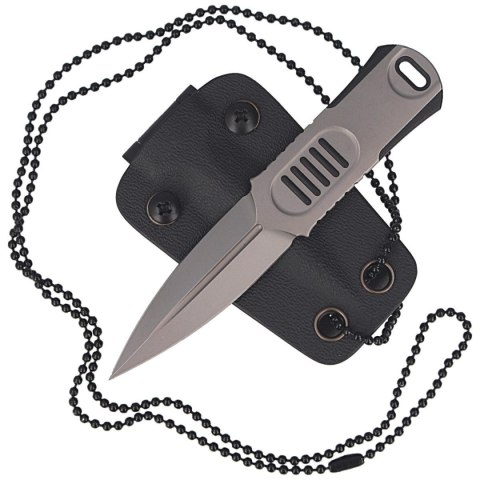 Nóż na szyję WE Knife OSS Dagger Black G10, Stonewashed by Justin Lundquist (2017D) WE Knife
