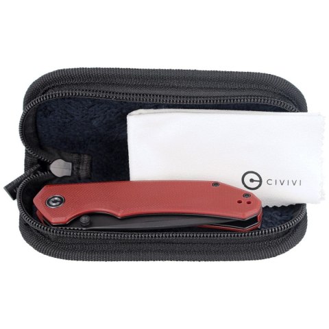 Nóż składany CIVIVI Brazen Burgundy G10, Black Stonewashed (C2023B) Civivi by WE Knife