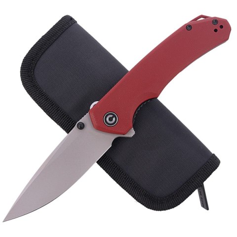 Nóż składany CIVIVI Brazen Burgundy G10, Stonewashed (C2102B) Civivi by WE Knife