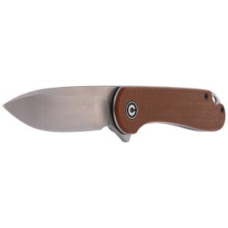 Nóż składany CIVIVI Elementum Flipper Brown Micarta, Satin Finish (C907M) Civivi by WE Knife