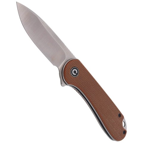 Nóż składany CIVIVI Elementum Flipper Brown Micarta, Satin Finish (C907M) Civivi by WE Knife